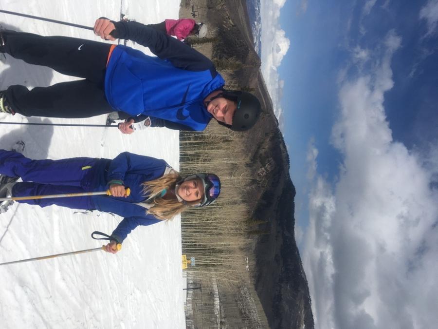 Skiing with my brother at Powderhorn on the Grand Mesa