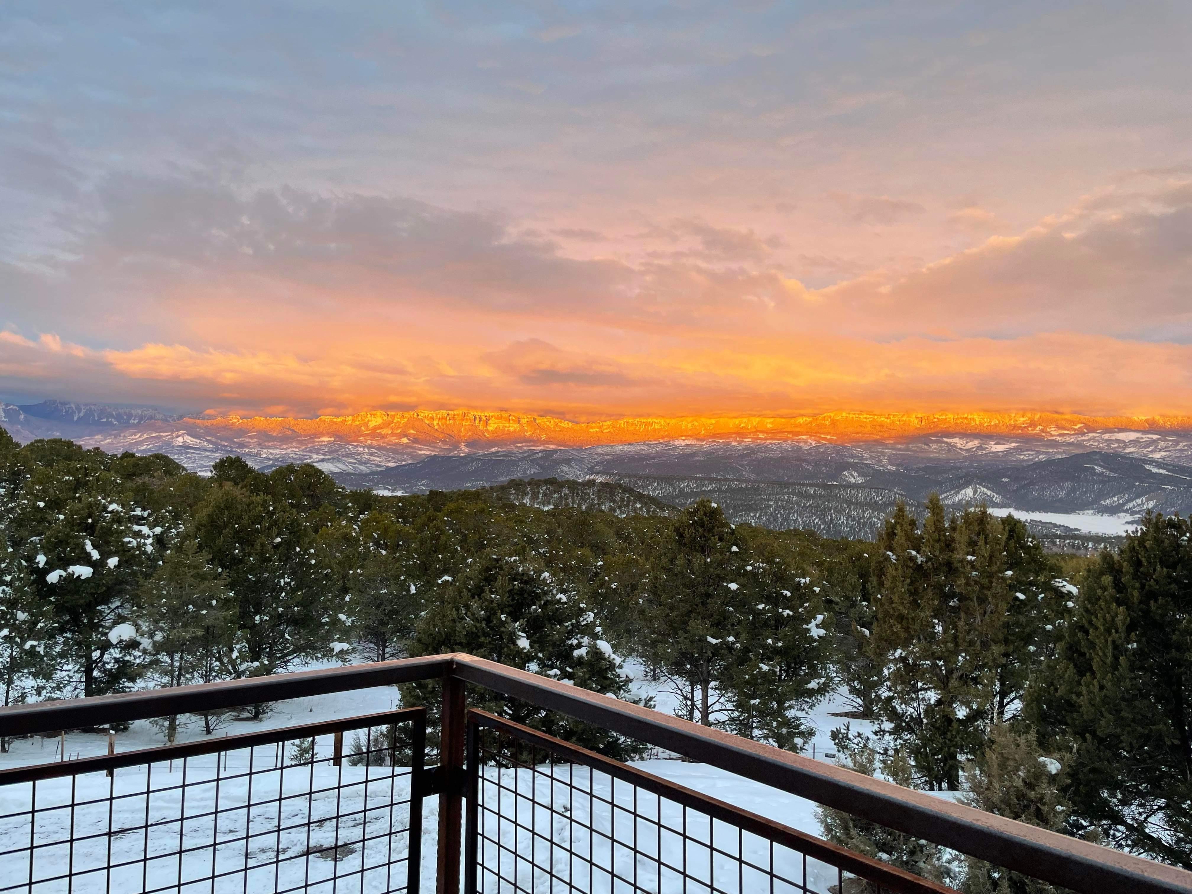 You can't beat the sunsets in western Colorado!